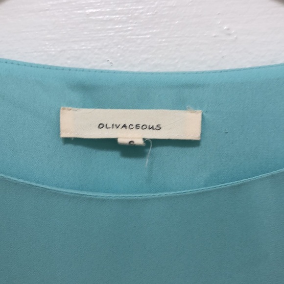 Turquoise Chiffon Tunic (size S) - Picture 2 of 2